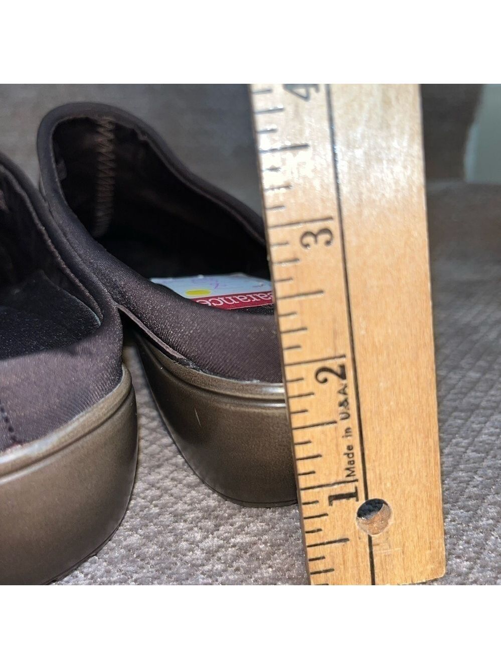 Easy Spirit Brown ESFABER Slip on With 1.5 Inch Heel. Woman's Size 8 like new - Picture 7 of 11